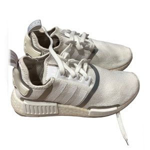 Adidas NMD_R1 White Size 6 With Original Box (Used) Youth kids boys girls